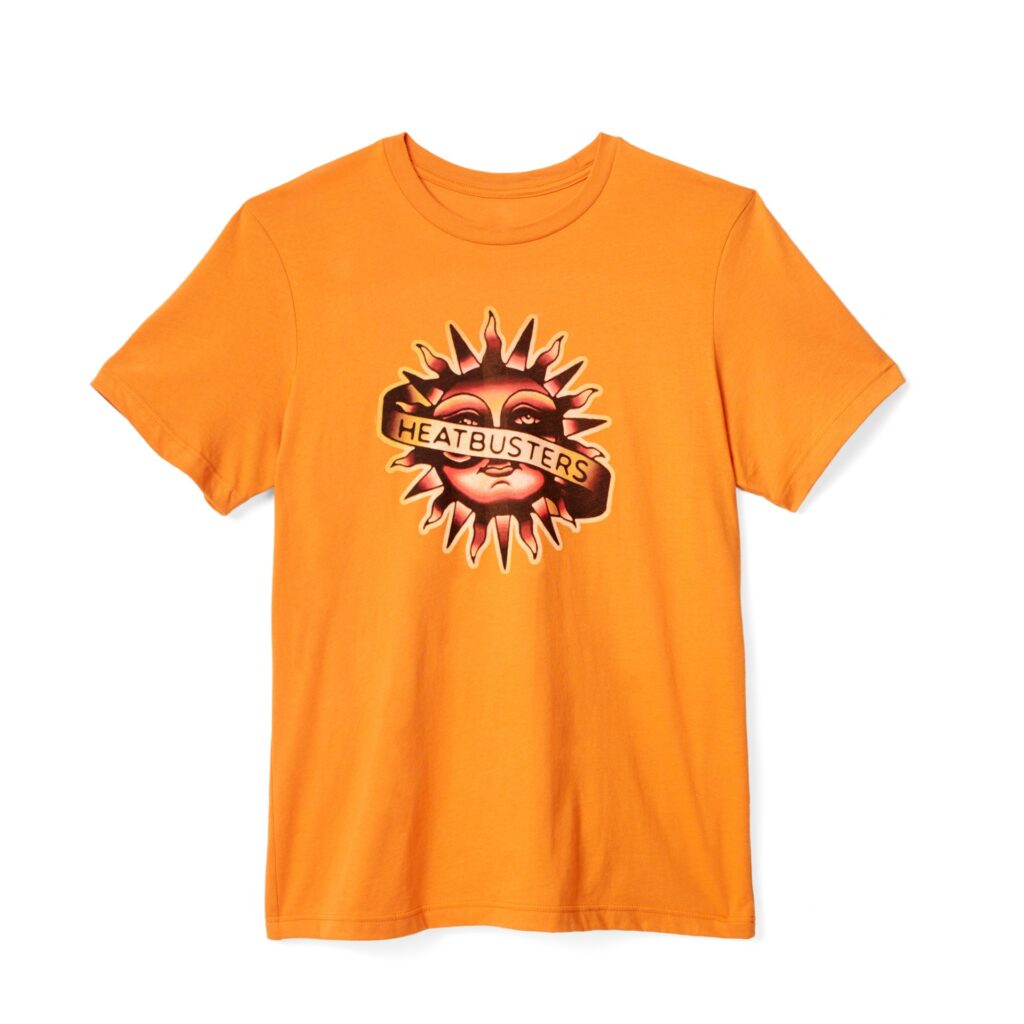 Heatbuster T-Shirt Orange Front